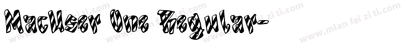 MacUser One Regular字体转换